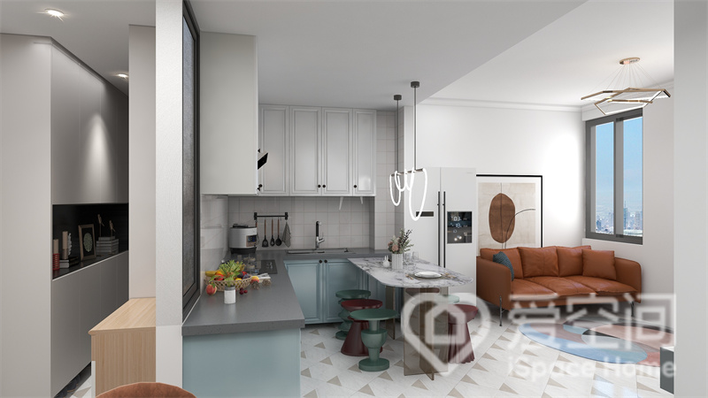 中骏·西山天璟112㎡三居室现代简约风装修案例